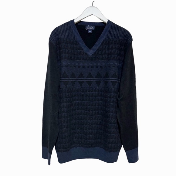 Arnold Palmer Ribbed Men’s V-Neck Sweater Size Medium 38-40 - Picture 1 of 10